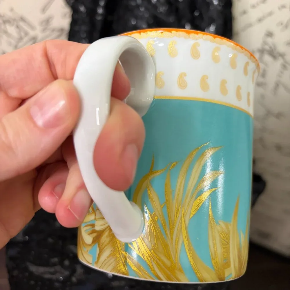 RARE 2010 Williams Sonoma ELEPHANT Mug - Thai Palace / RAJ Retired Collection
